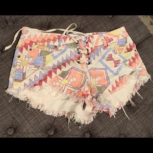 Billabong cutoff shorts